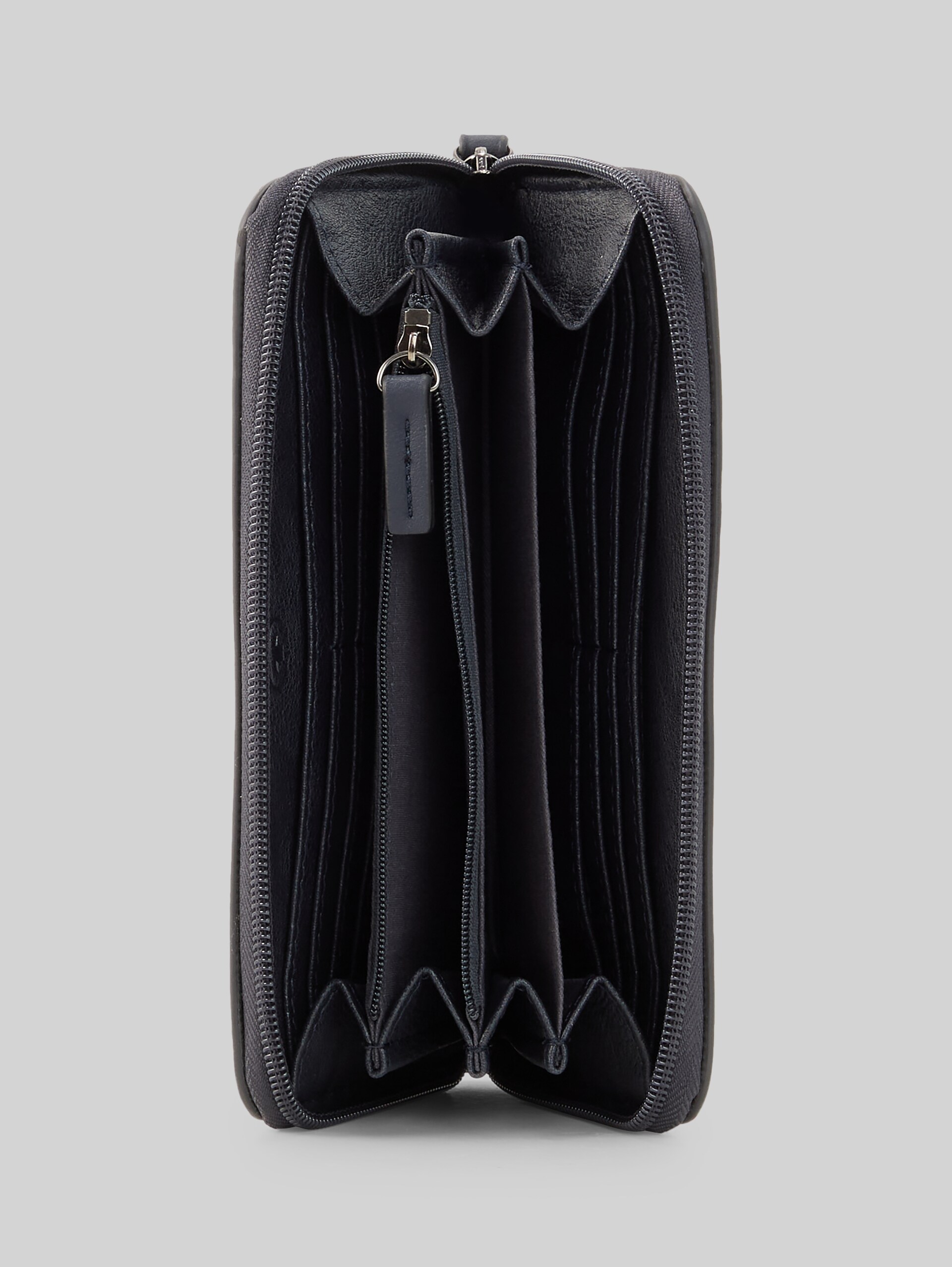TTGIA Portemonnee met logo-applicatie - dark blue - zijaanzicht product 