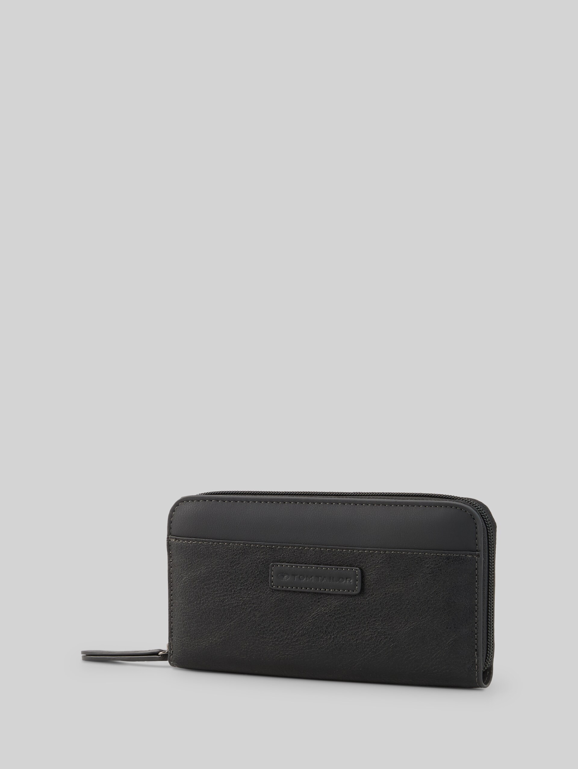 TTGIA Portemonnee met logo-applicatie - schwarz / black - zijaanzicht product 