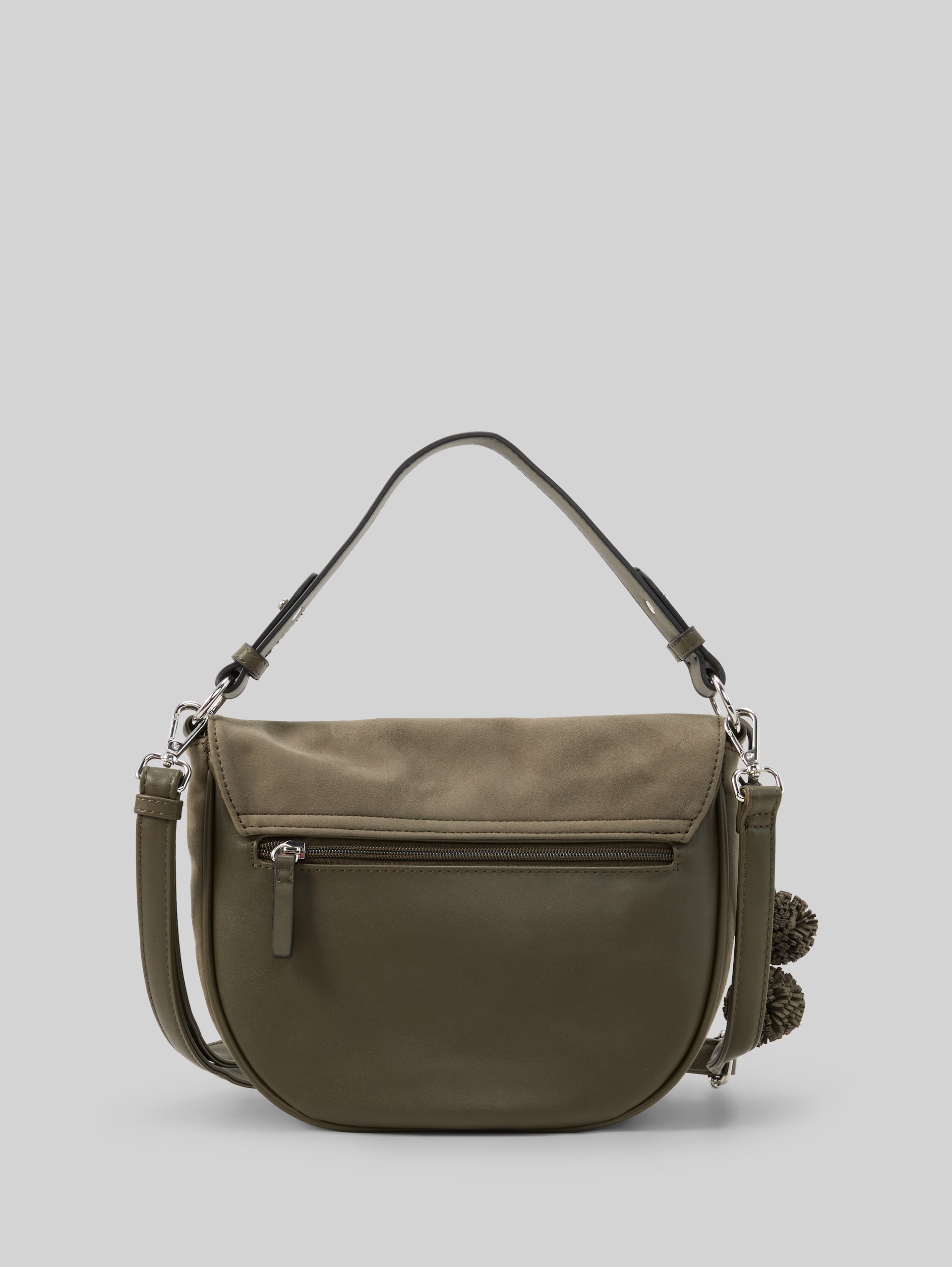 TTIDRA schoudertas met omslag - khaki / khaki - Achteraanzicht product