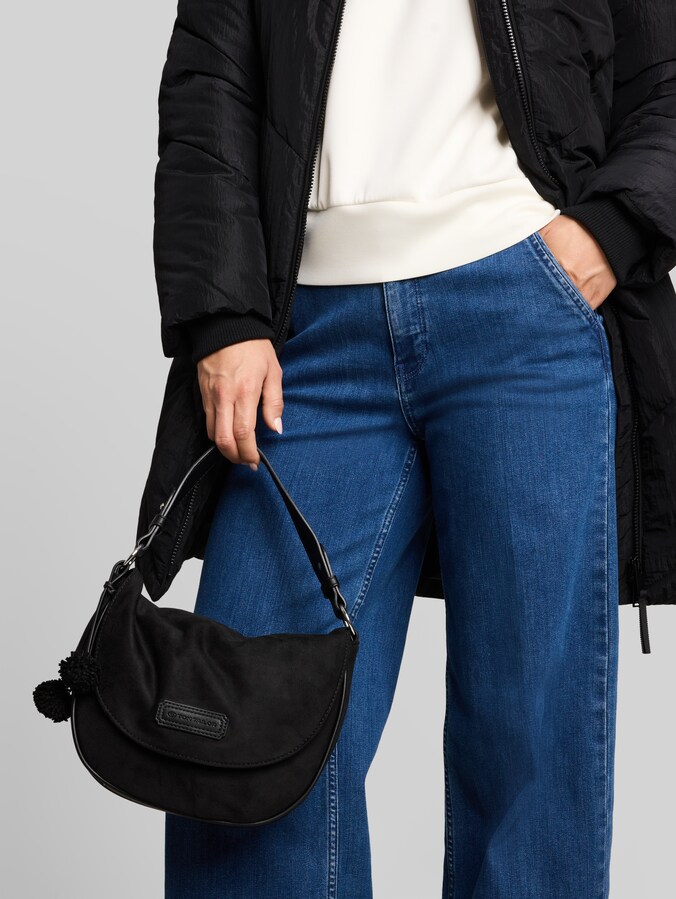 TTIDRA schoudertas met omslag door Women, schwarz / black