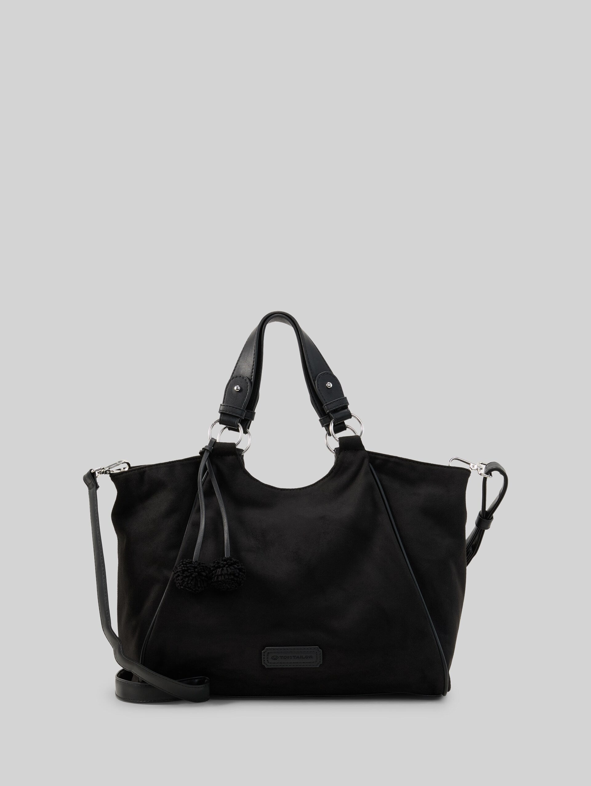TTIDRA L Shopper met sierstiksels - schwarz / black - Product vooraanzicht