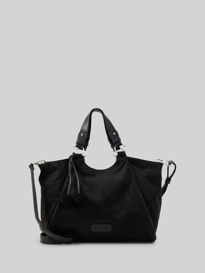 TTIDRA L Sac cabas avec surpiqûres décoratives par Women, schwarz / black