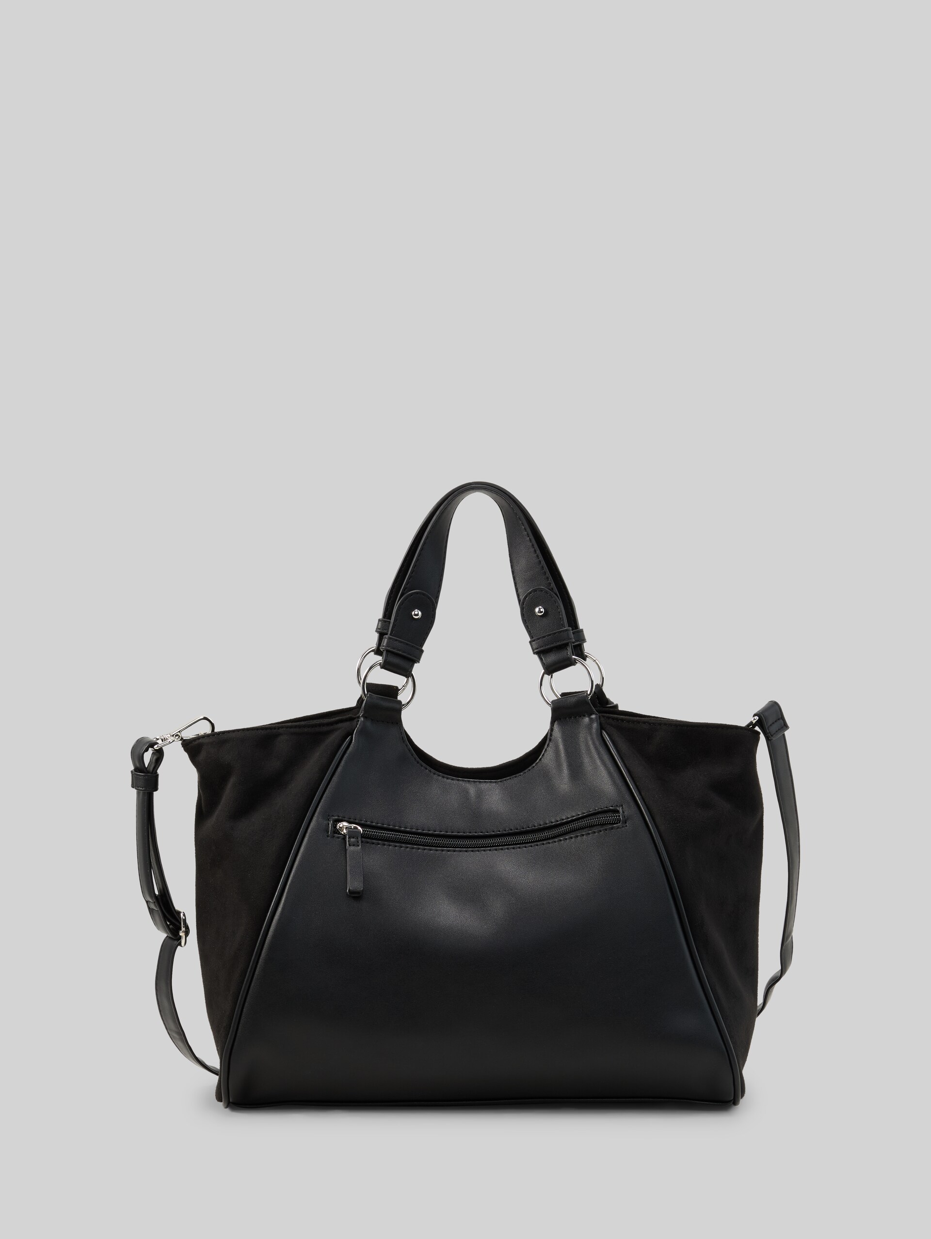 TTIDRA L Shopper met sierstiksels - schwarz / black - Achteraanzicht product
