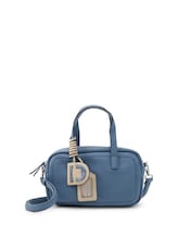 Niet geselecteerd, TTIRIDA handtas met hanger door Tom Tailor, blauw