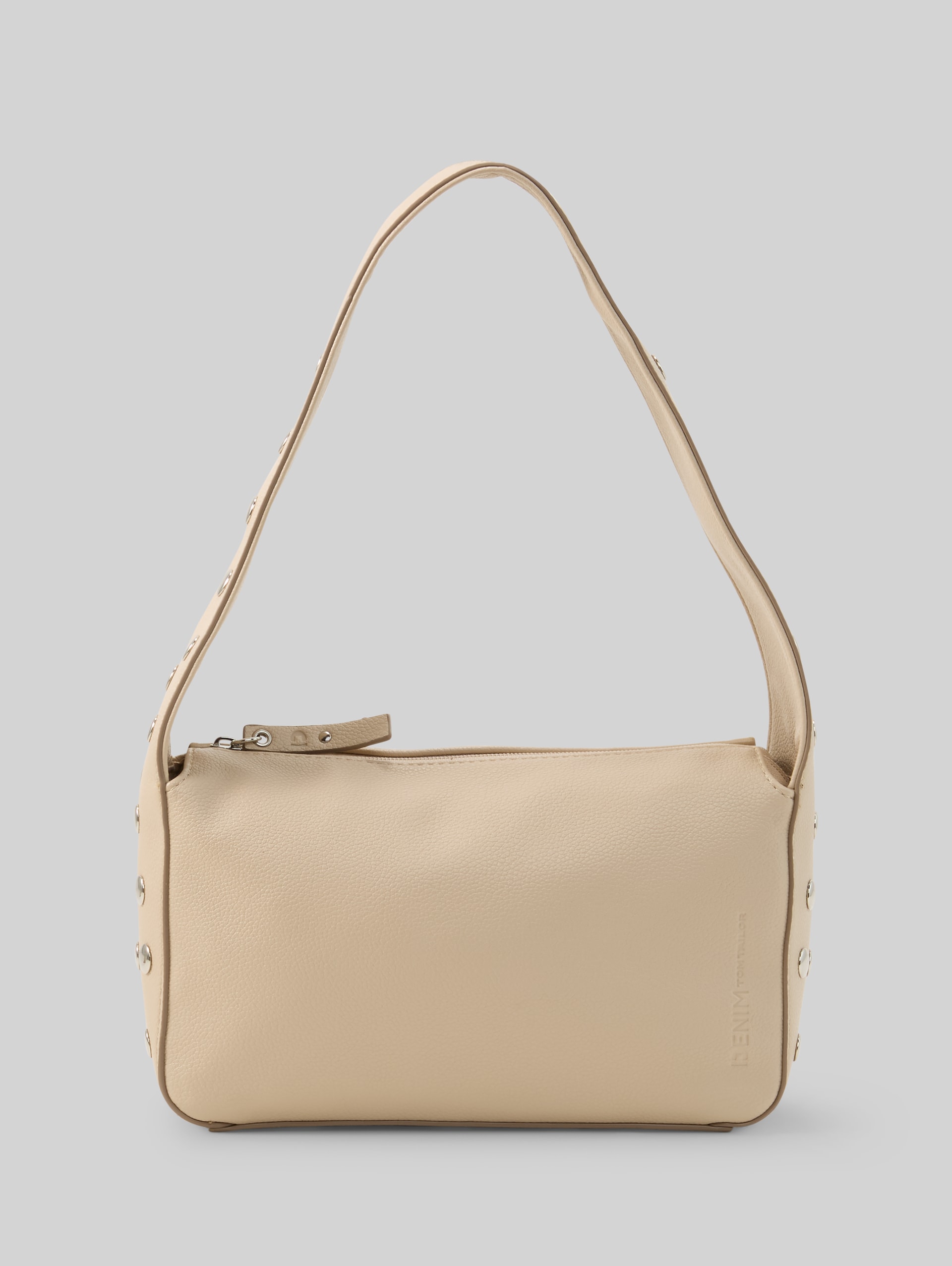 TTJACARDA schoudertas met studs - beige / beige - Product vooraanzicht