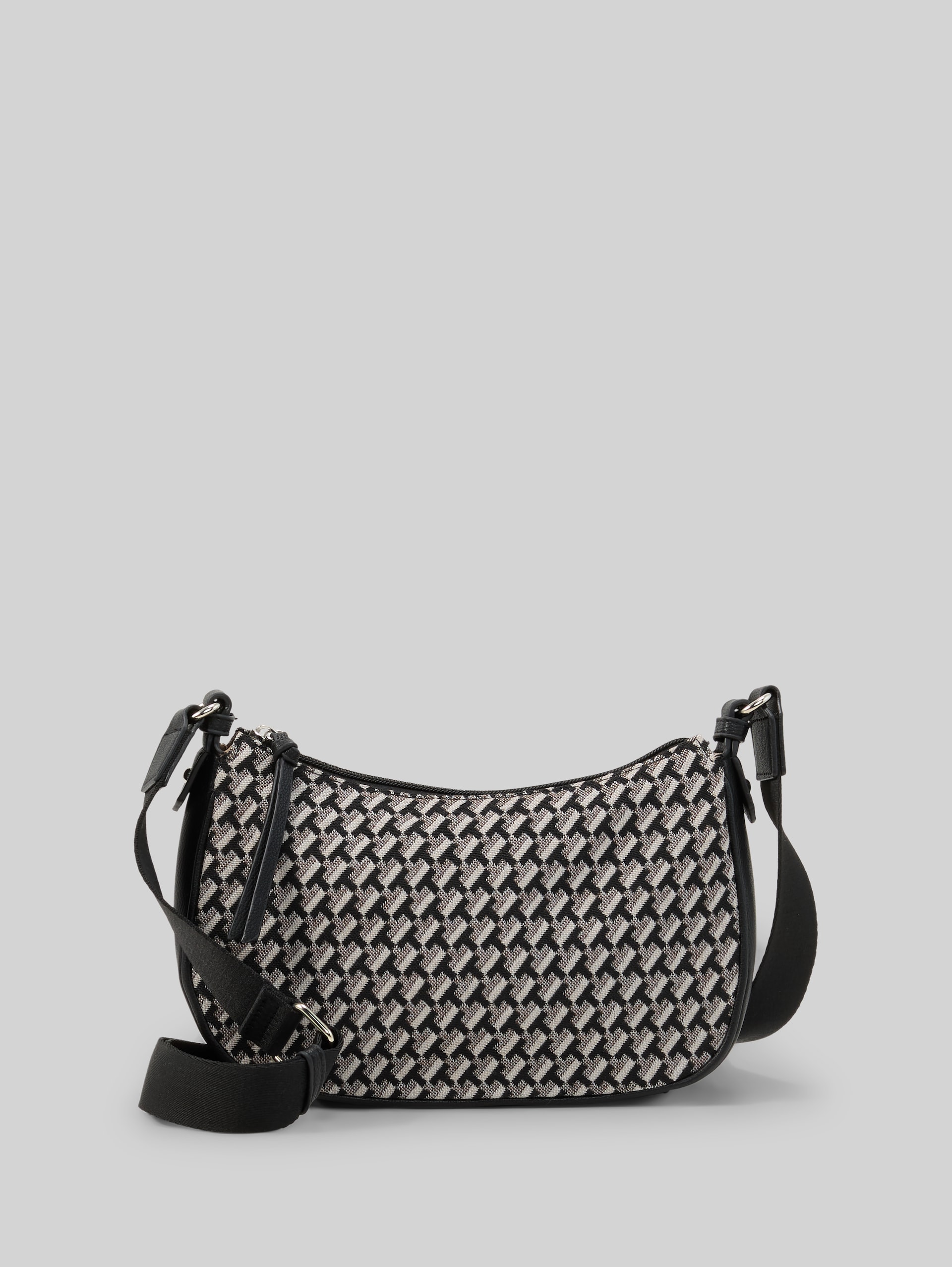 TTLANIKA M schoudertas met all-over print - mixed black - Product vooraanzicht