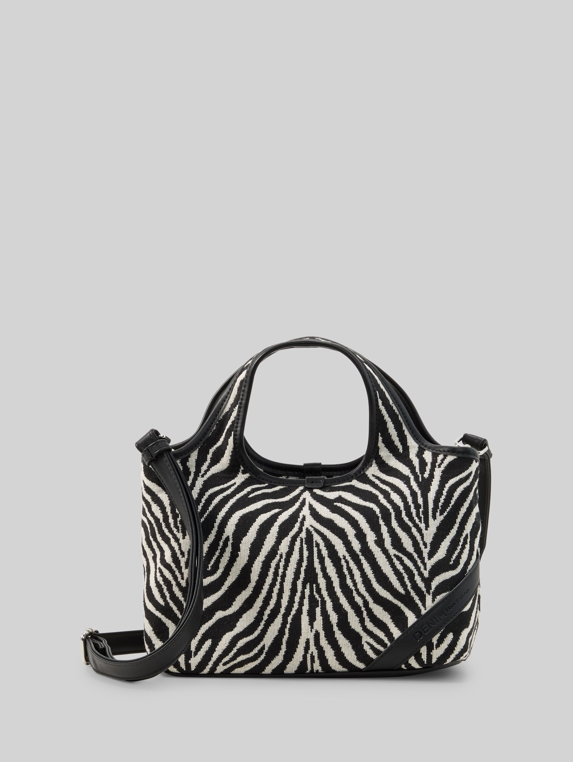 TTLIDORA S shopper met logobadge - animal black - Product vooraanzicht