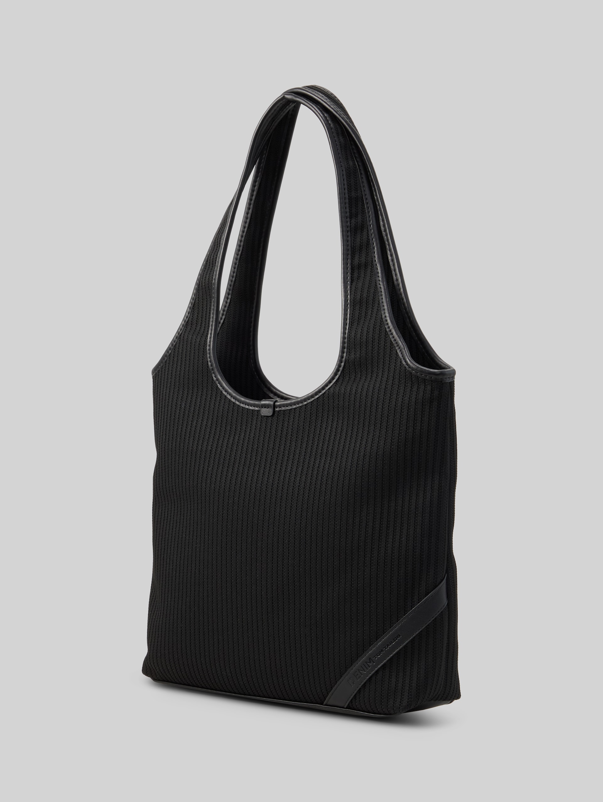 TTLIDORA L Shopper met logobadge - schwarz / black - zijaanzicht product 