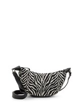 Geselecteerd, TTLIRIEL ZEBRA schoudertas door Tom Tailor, zwart