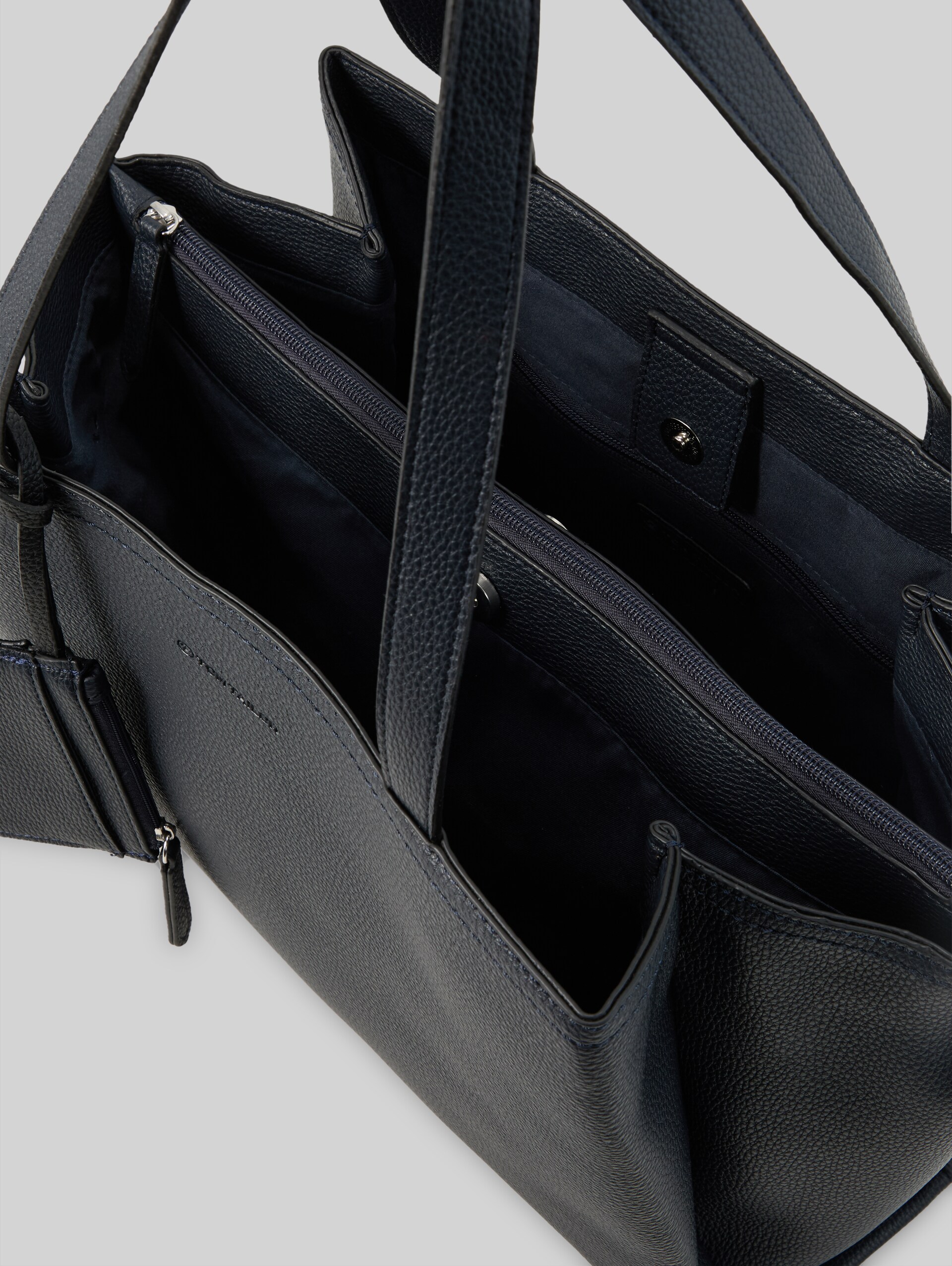 TTMAYAN L Shopper met bijzakje - dark blue - zijaanzicht product 