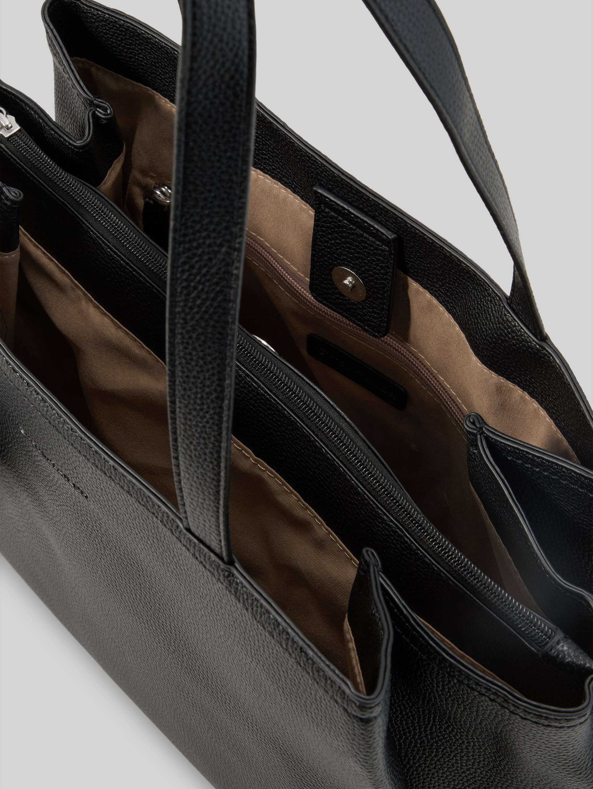 TTMAYAN L Shopper met bijzakje - schwarz / black - zijaanzicht product 