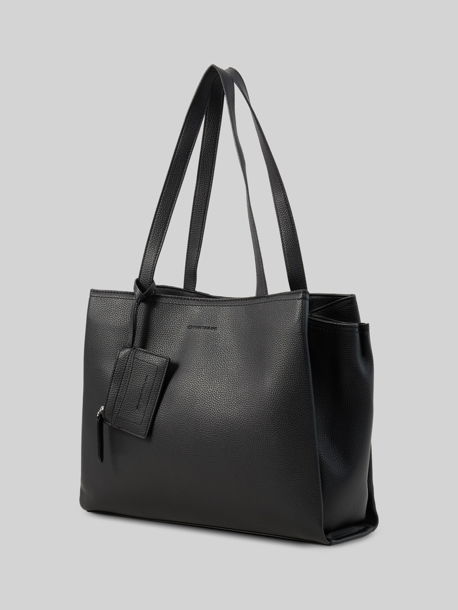 TTMAYAN L Shopper met bijzakje - schwarz / black - zijaanzicht product 
