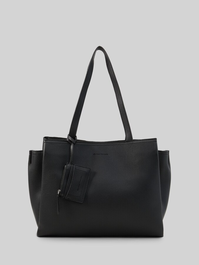 TTMAYAN L Tote bag with attached pouch by Women, schwarz / black