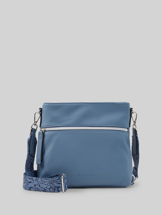 TTORLA M crossbody bag with woven strap by Women, mid blue