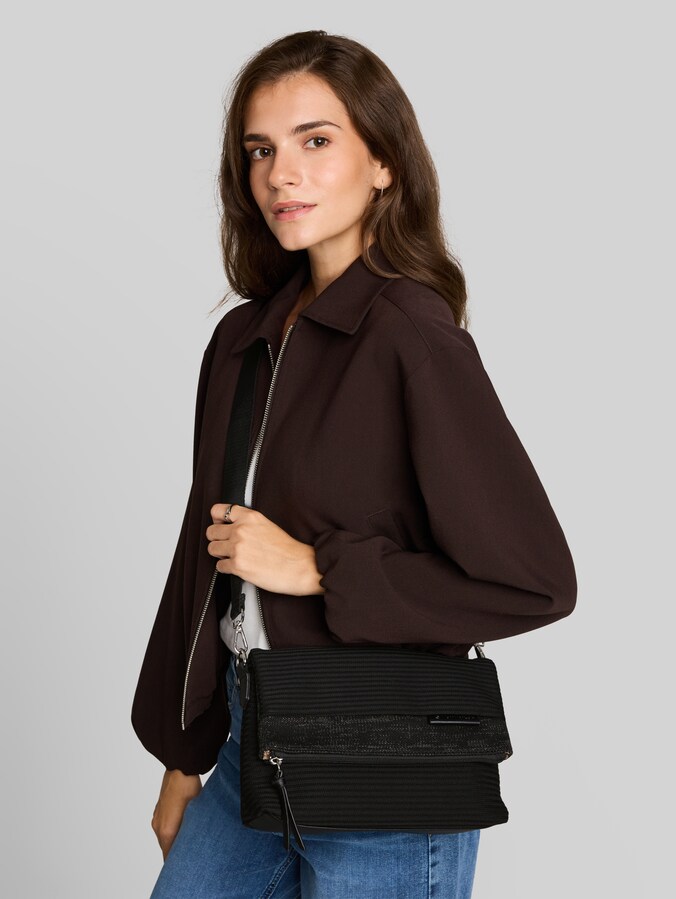 TTVESNA M Sac à bandoulière à rabat par Women, schwarz / black