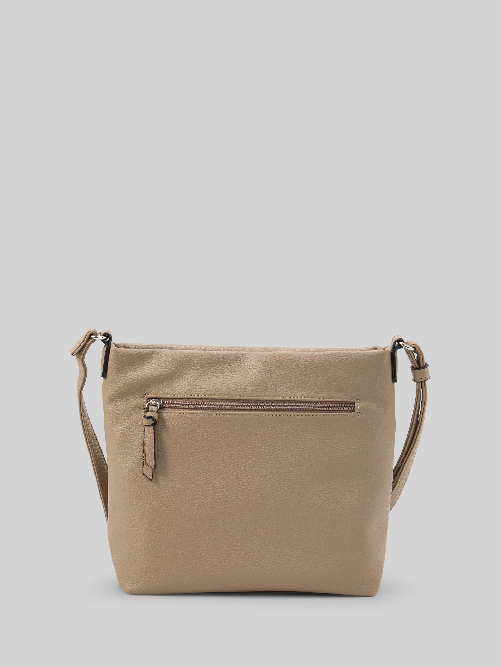 TTWINA S schoudertas met ritsdetails - taupe / taupe - Achteraanzicht product