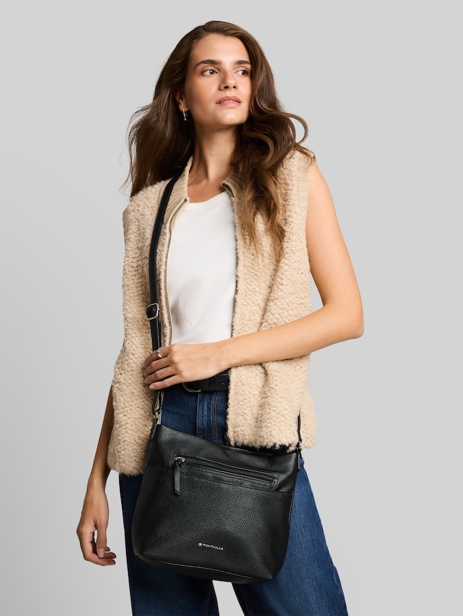 TTWINA S Sac à bandoulière avec détails zippés par Women, schwarz / black