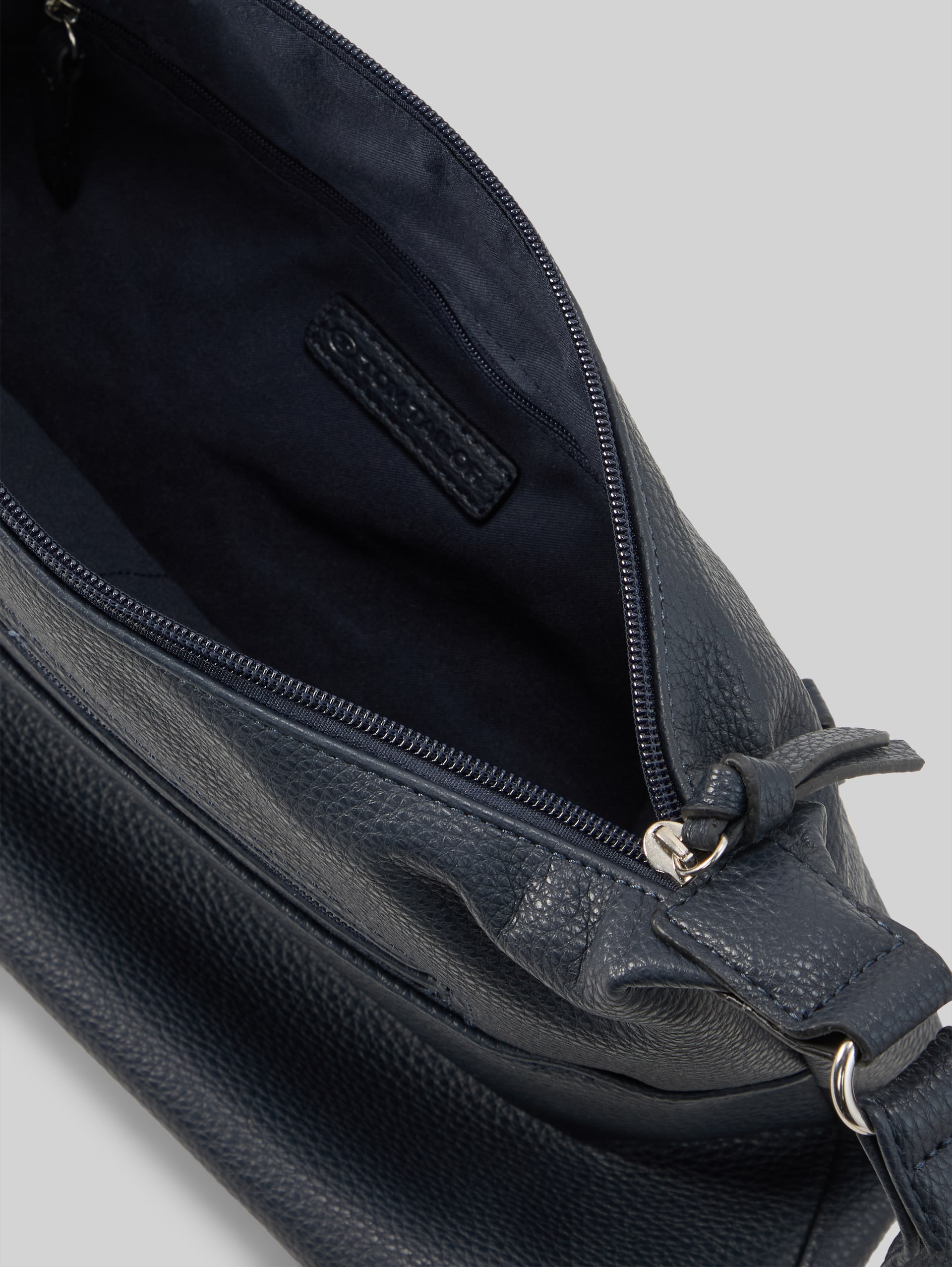 TTWINA M buideltas met ritsdetails - dark blue - zijaanzicht product 