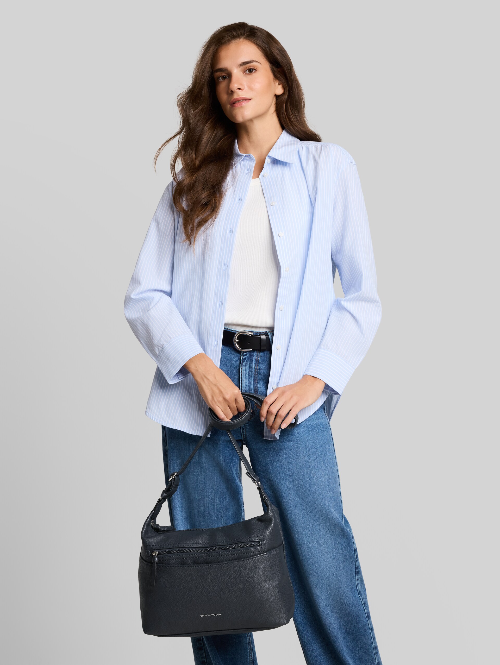 Hobo Bag normal - dark blue - Vue latérale du modèle