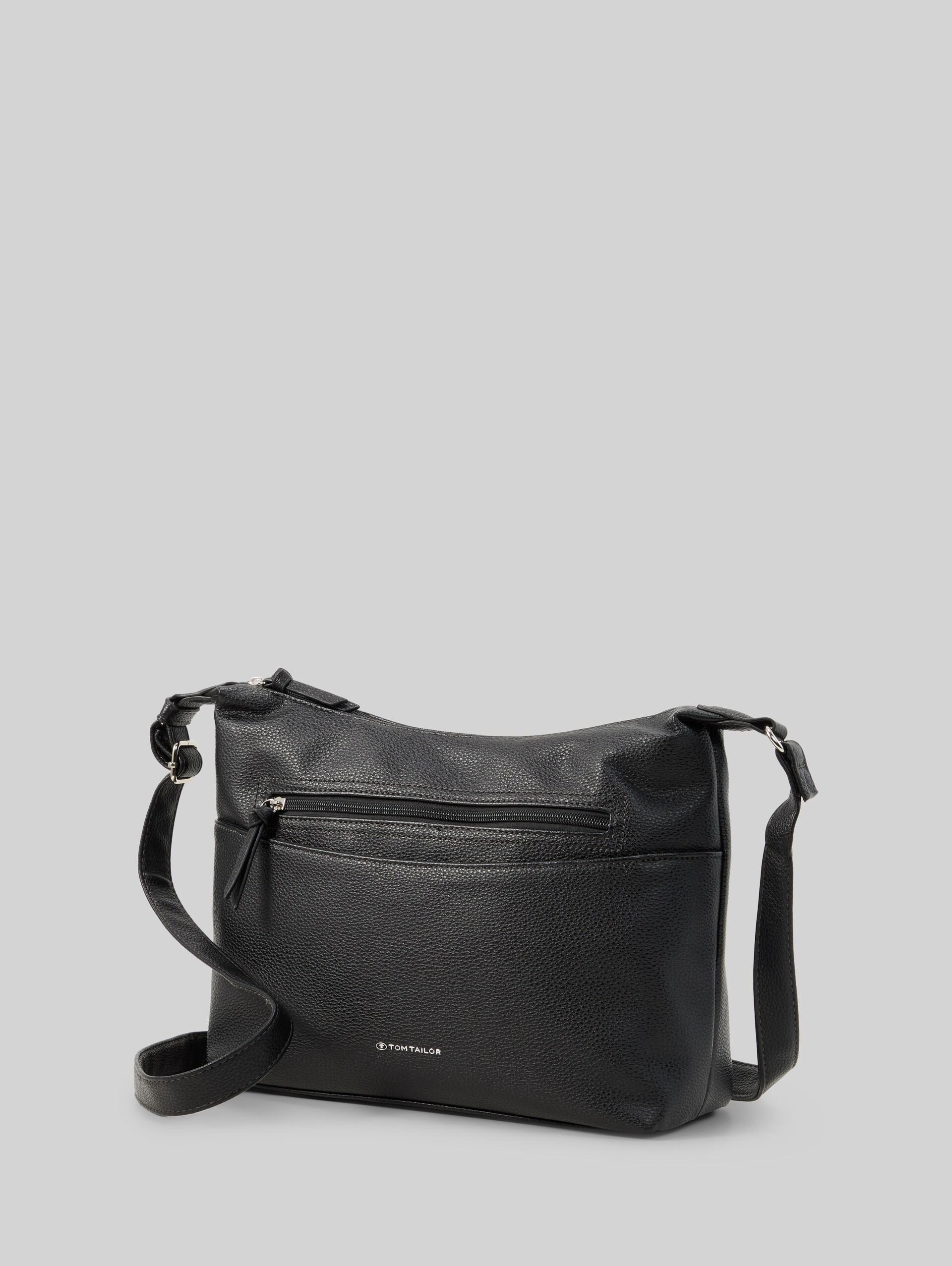 TTWINA M buideltas met ritsdetails - schwarz / black - zijaanzicht product 