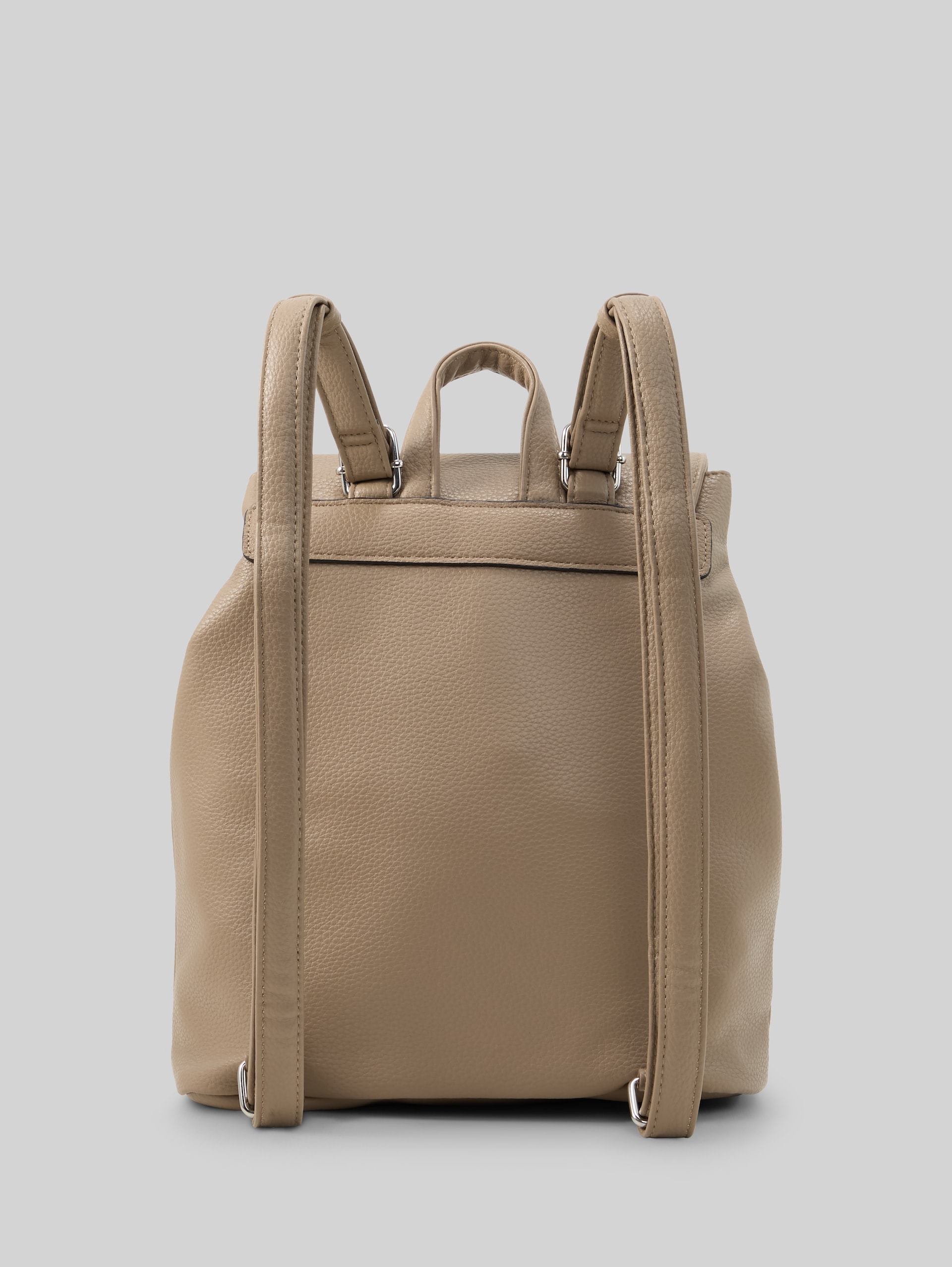 TTWINONA Rugzak met omslag - taupe / taupe - Achteraanzicht product