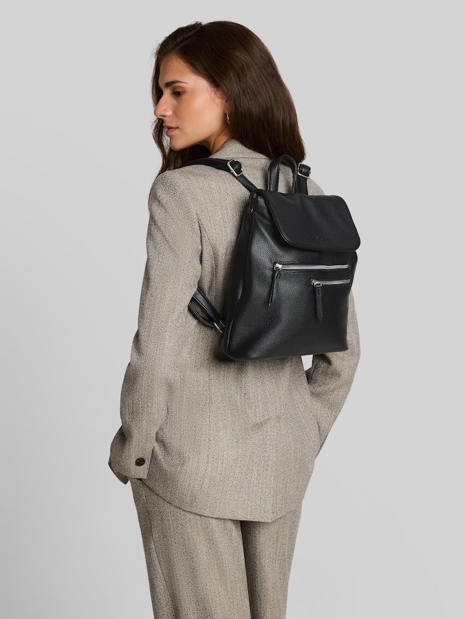TTWINONA Sac à dos à rabat par Women, schwarz / black