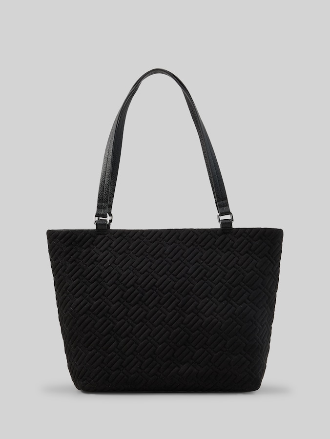 TTXANTHIA L Sac cabas avec logo estampé par Women, schwarz / black