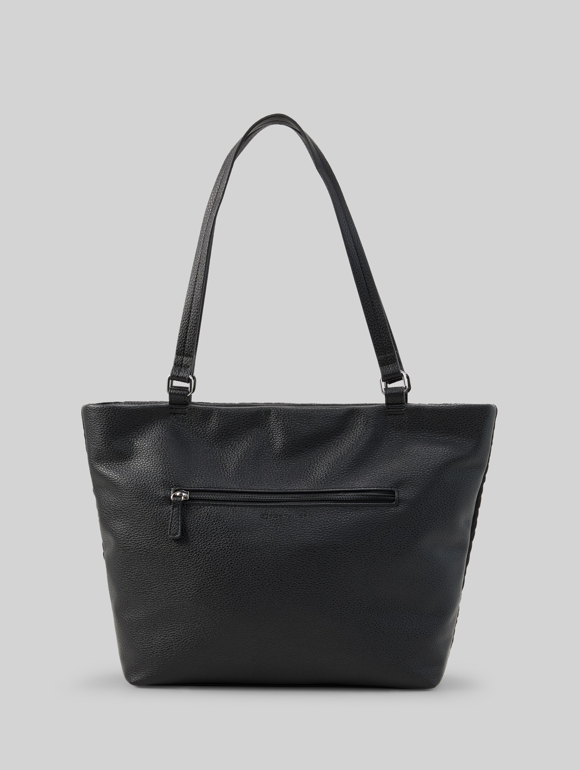 TTXANTHIA L Shopper met logo-reliëf - schwarz / black - Achteraanzicht product
