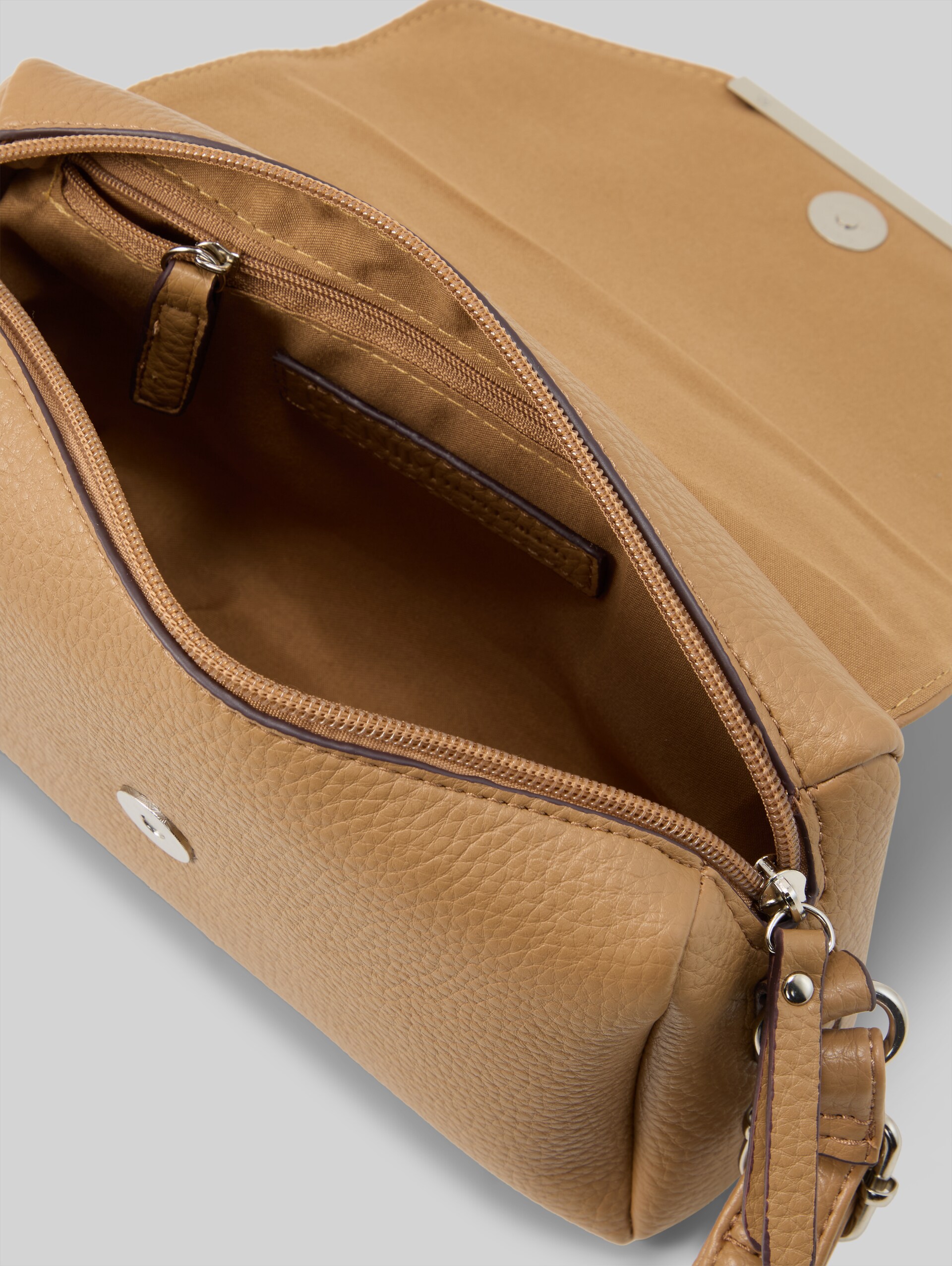 TTYADIRA S Handtas met sierstrip - camel / camel nature - zijaanzicht product 