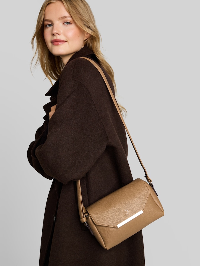 TTYADIRA S Sac à main avec bande décorative par Denim Female, camel / camel nature