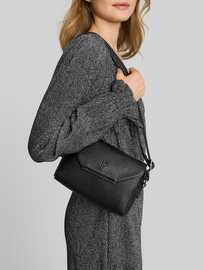 TTYADIRA S Sac à main avec bande décorative par Denim Female, schwarz / black