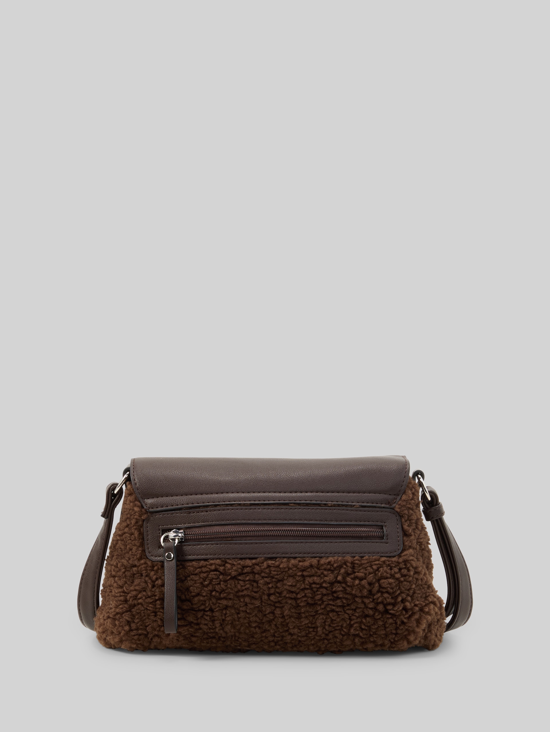 TTZELINA S schoudertas met teddybont - dark brown - Achteraanzicht product
