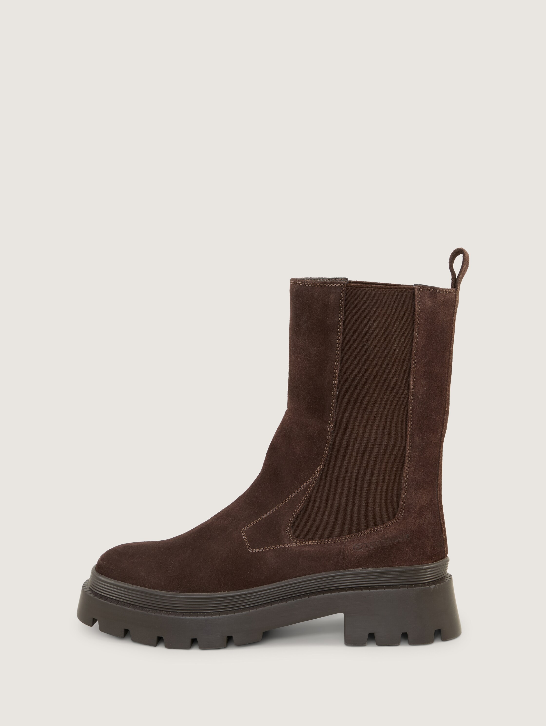 Gefütterte Lederstiefel - brown - 