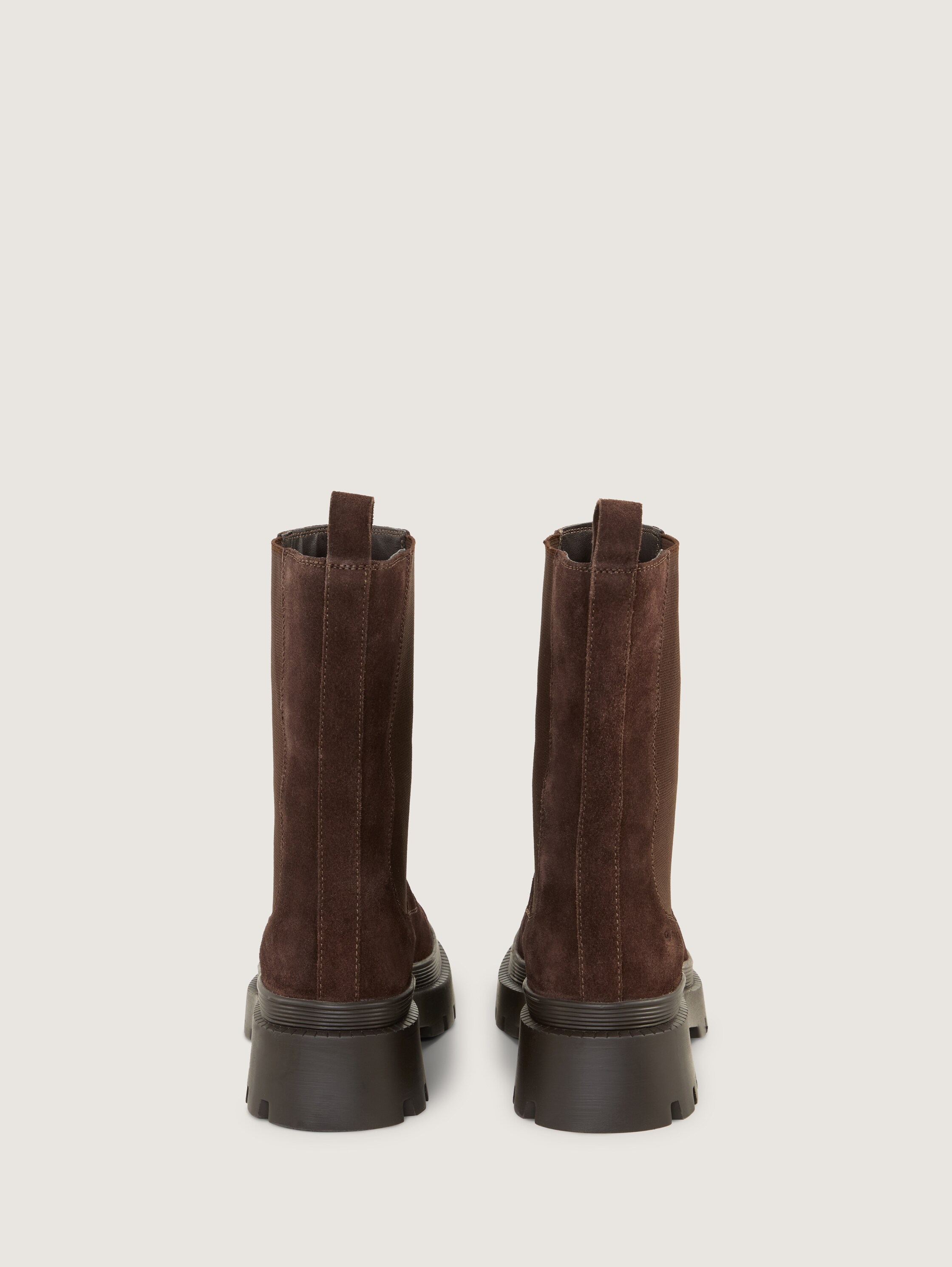 Gefütterte Lederstiefel - brown - 