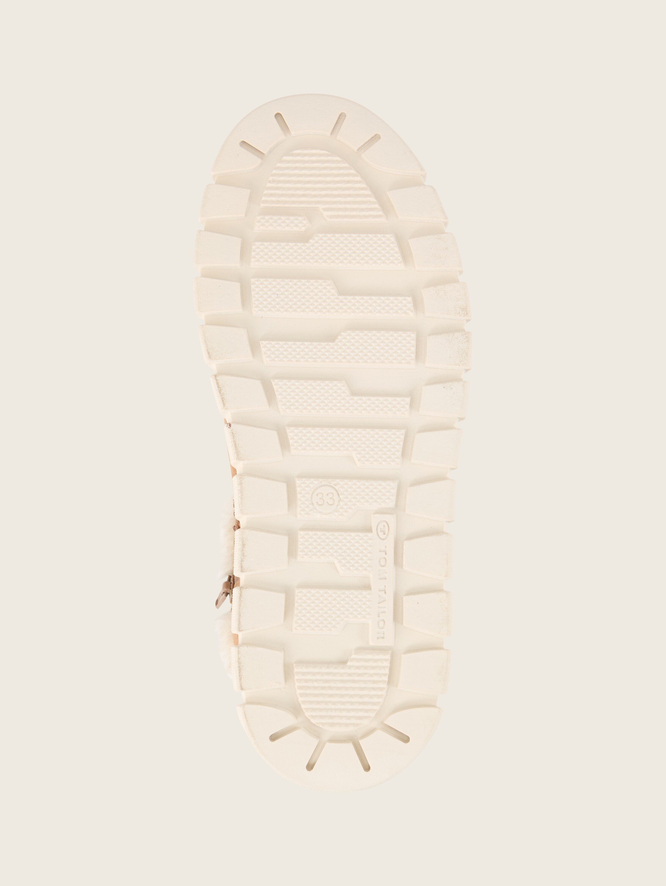 Gefütterte Stiefeletten mit Reißverschluss - hazel - 