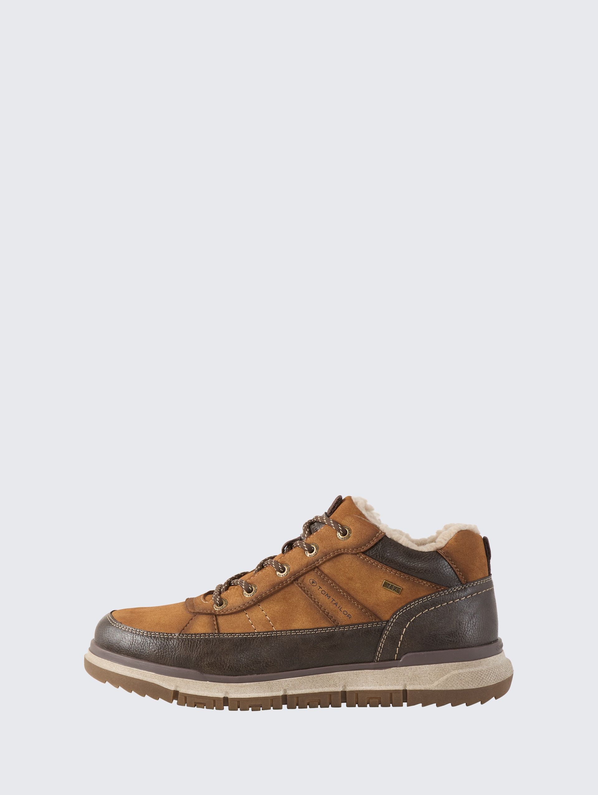 Wasserdichte Schnürschuhe - cognac - seitliche Produkt-Ansicht