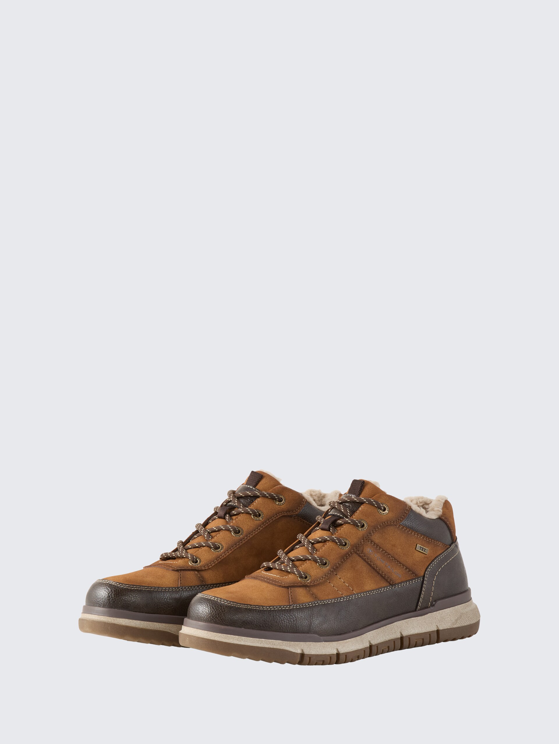 Wasserdichte Schnürschuhe - cognac - seitliche Produkt-Ansicht