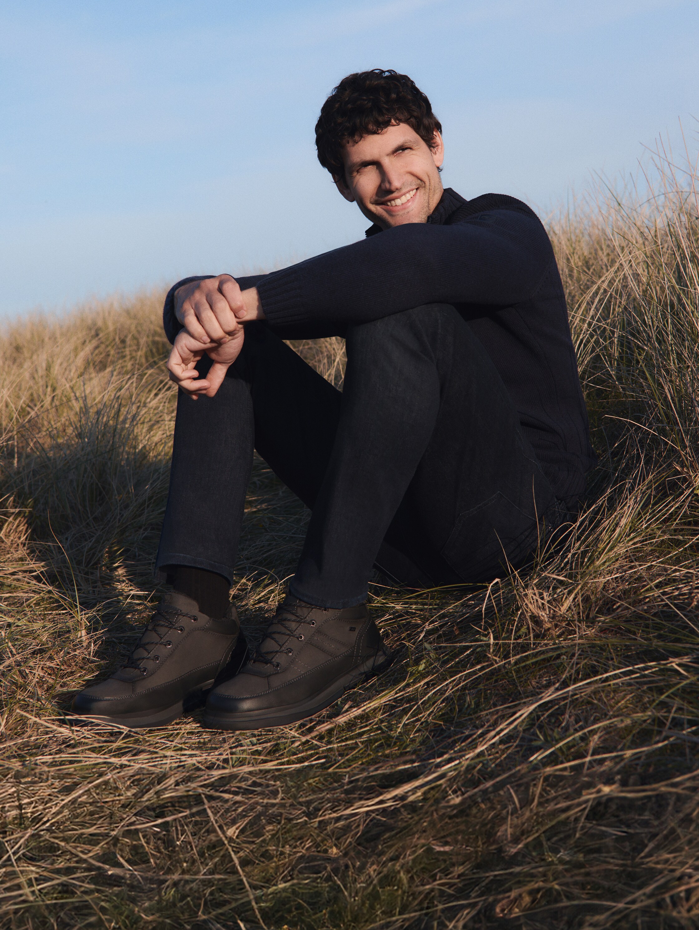 Chaussures à lacets imperméables - coal