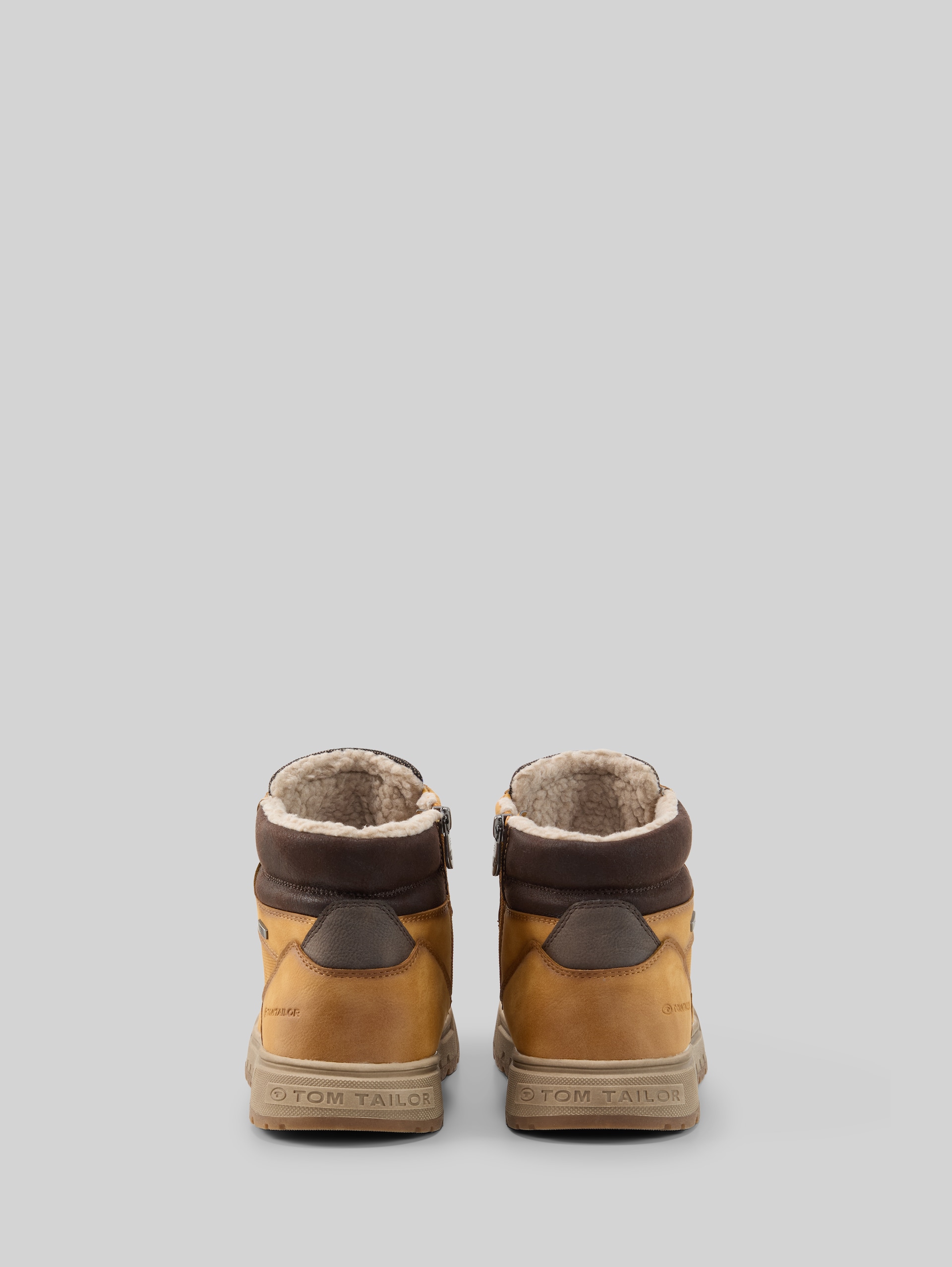 Bottes imperméables avec doublure - camel - Vue arrière du produit