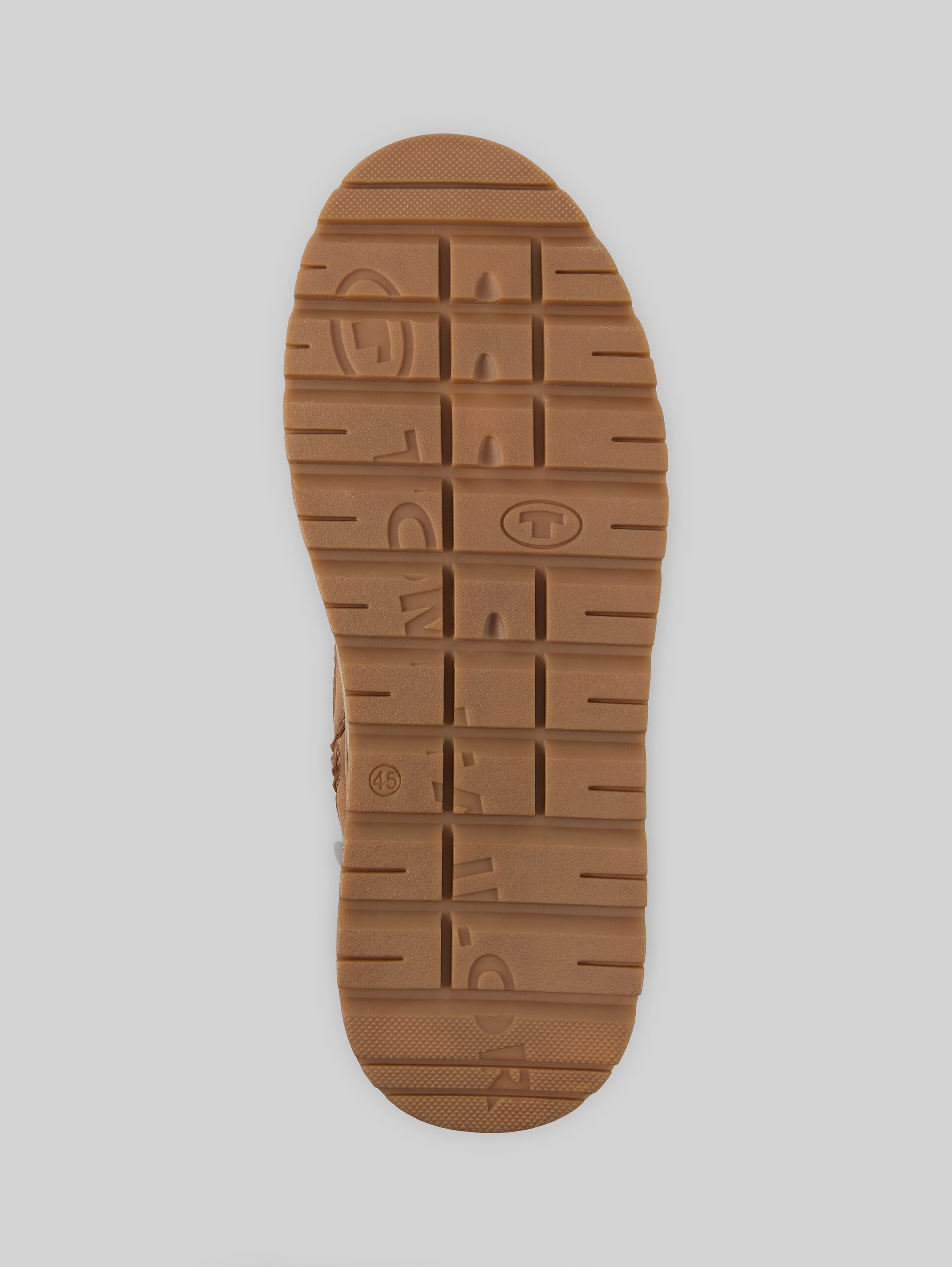 Bottes imperméables avec doublure - cognac - Vue du produit semelle 