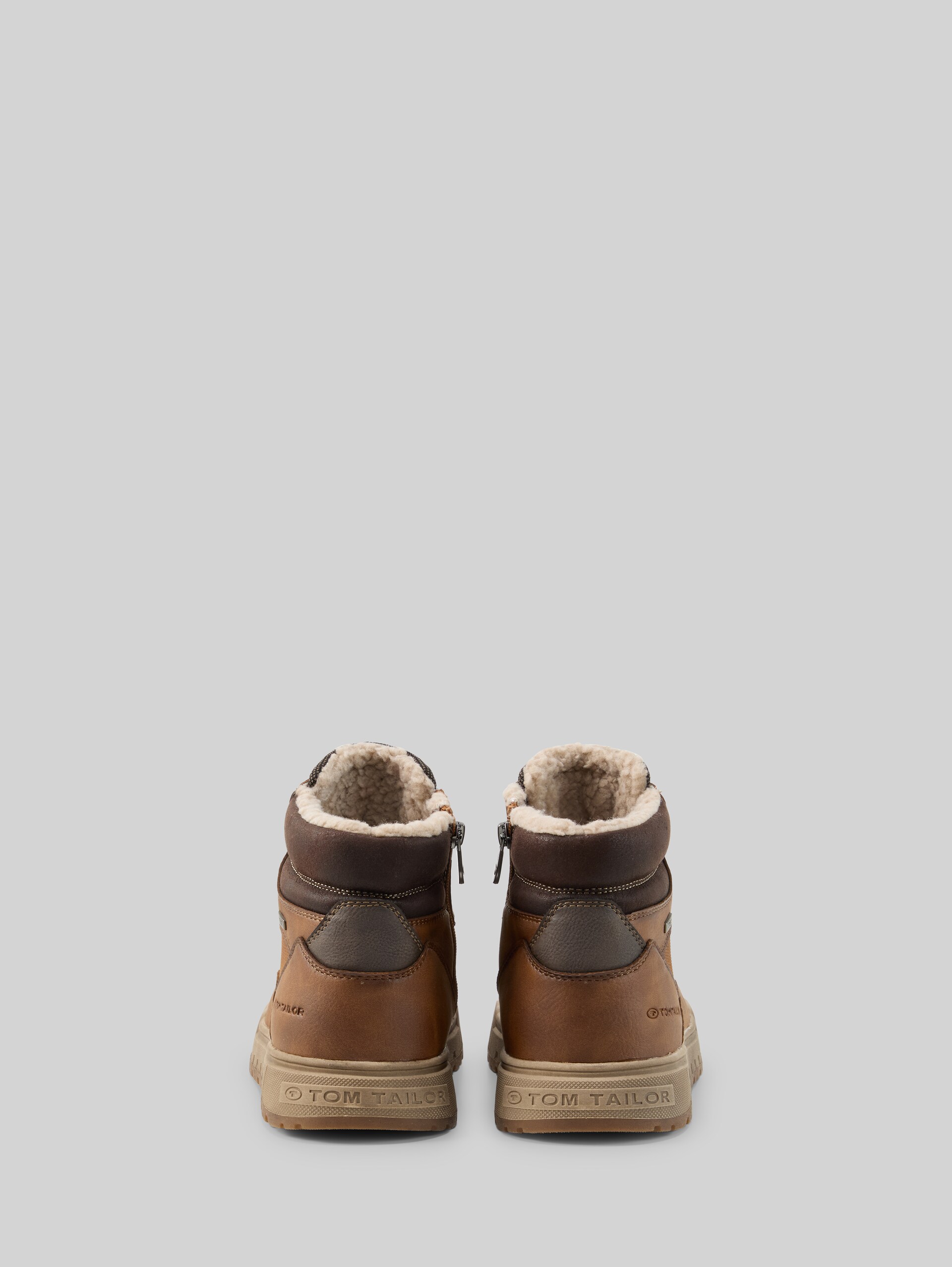 Bottes imperméables avec doublure - cognac - Vue arrière du produit