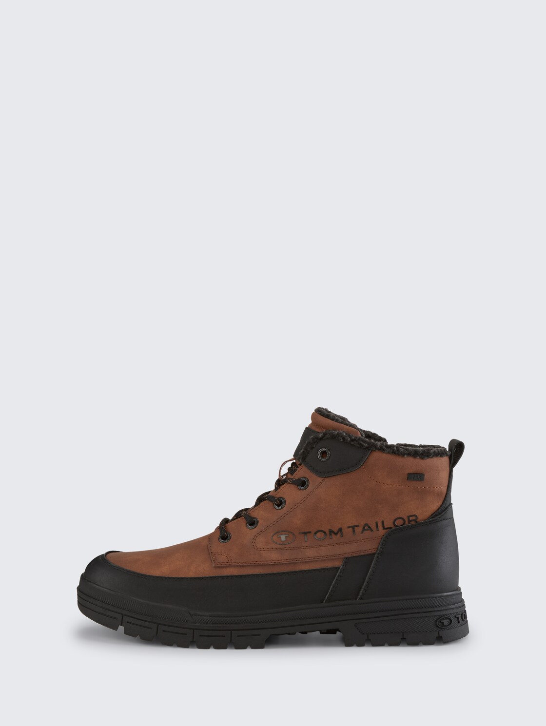 Wasserdichte Boots mit Fütterung - cognac - seitliche Produkt-Ansicht