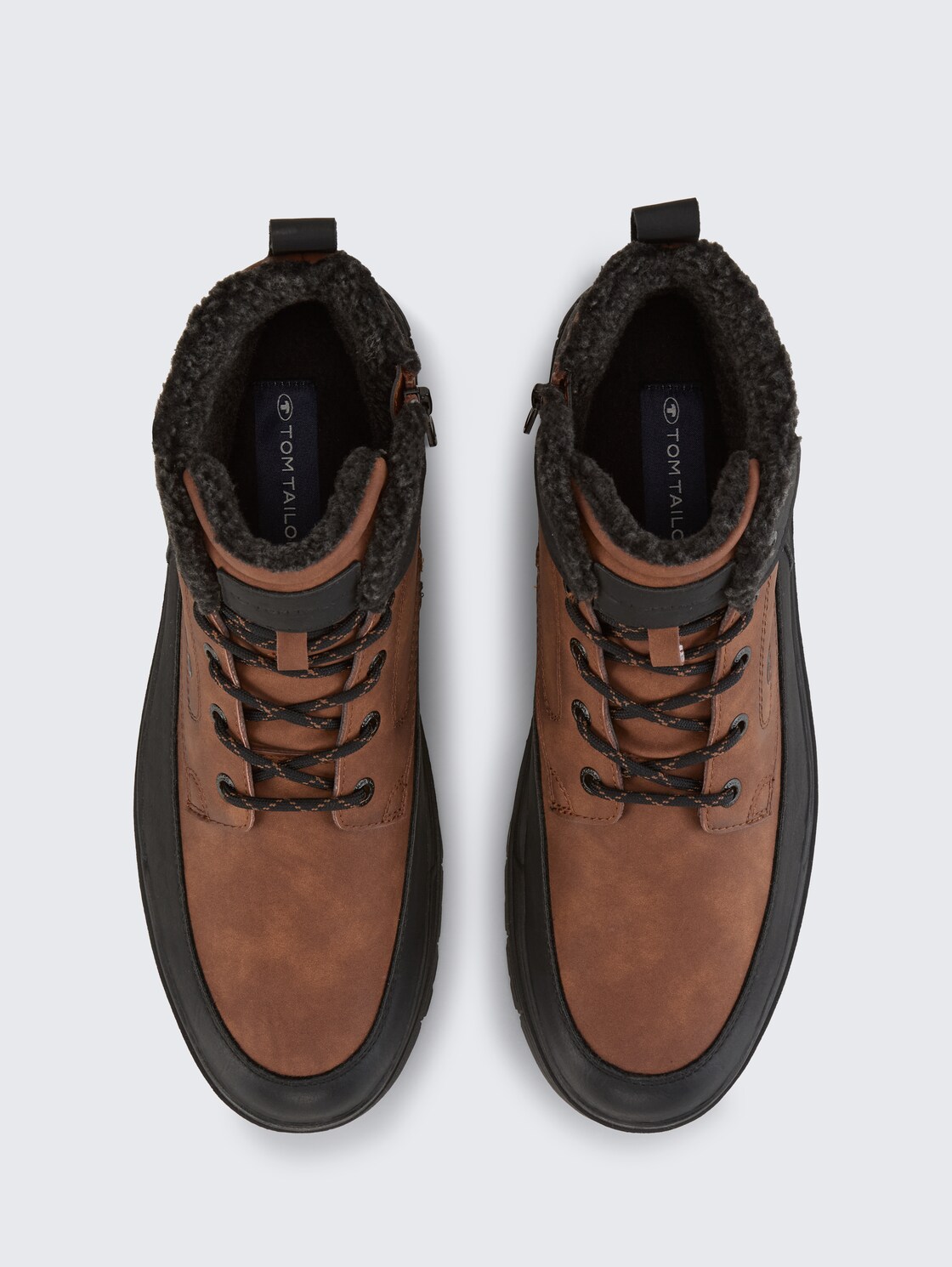 Wasserdichte Boots mit Fütterung - cognac - Produkt-Ansicht von oben 