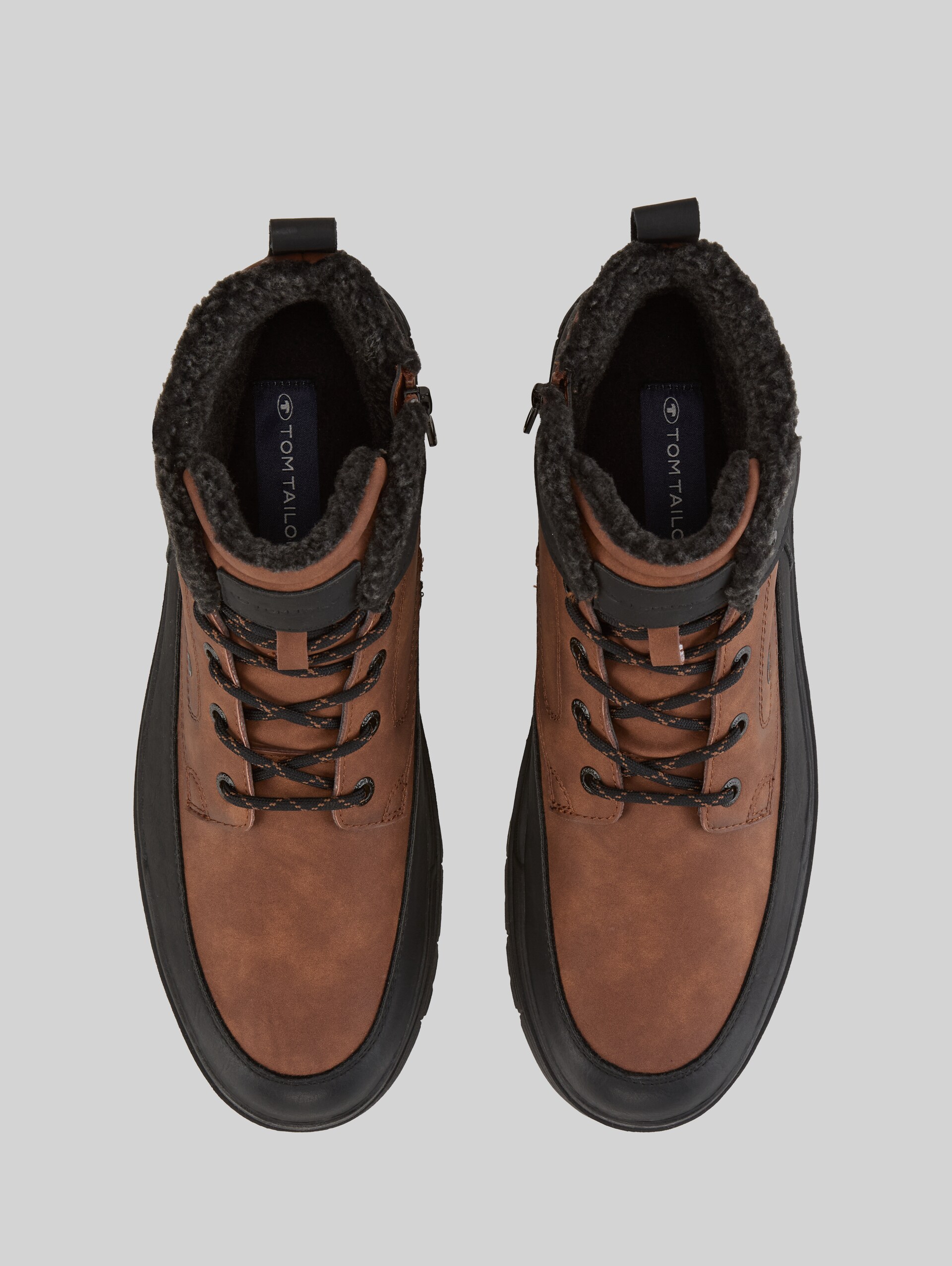 Wasserdichte Boots mit Fütterung - cognac - Produkt-Ansicht von oben 