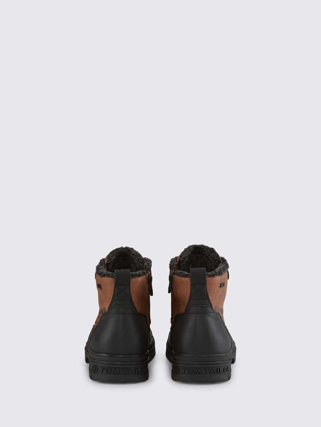 Wasserdichte Boots mit Fütterung - cognac - Produkt-Rückansicht