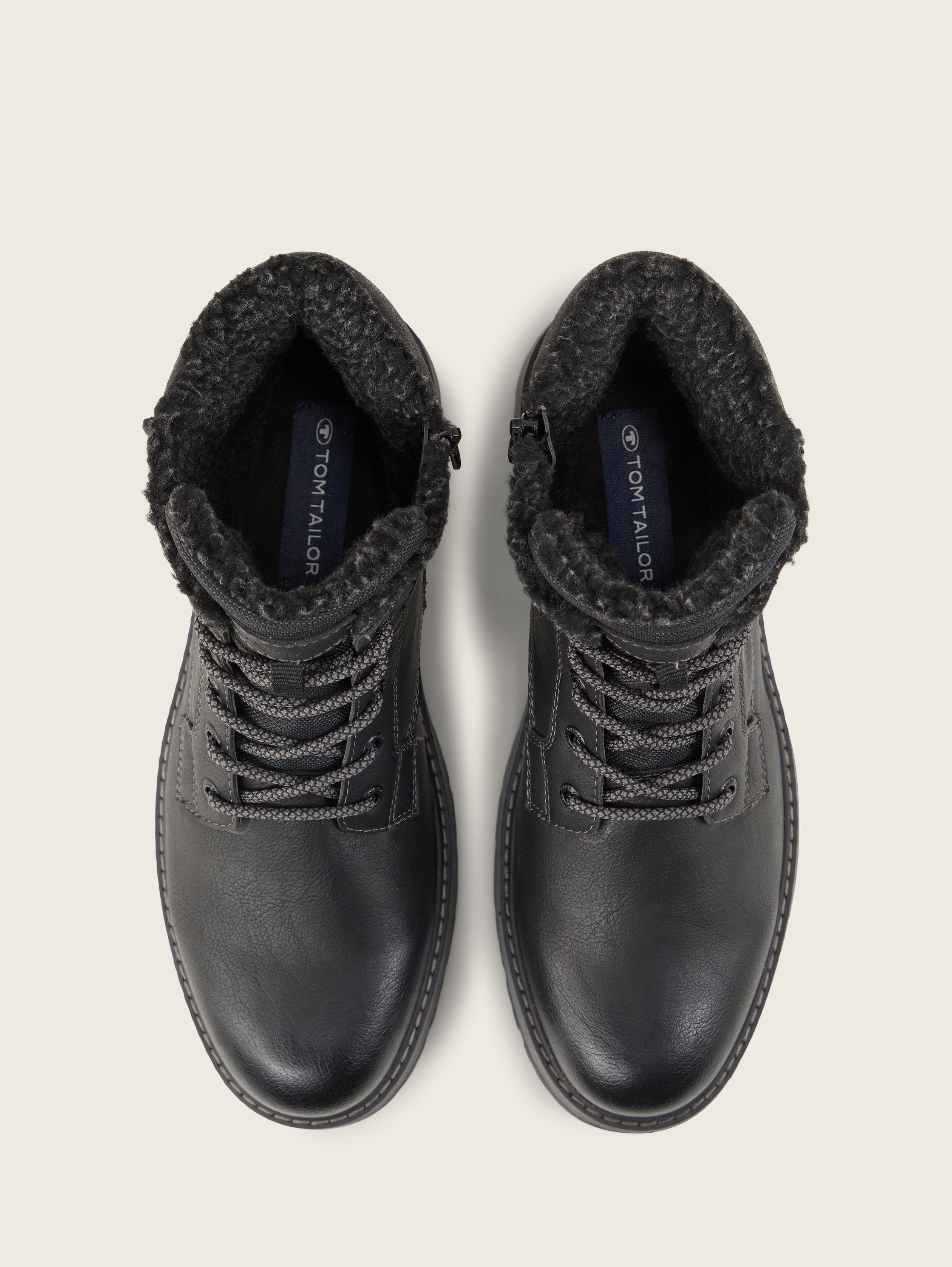 Gevoerde laarzen - black_1 - 