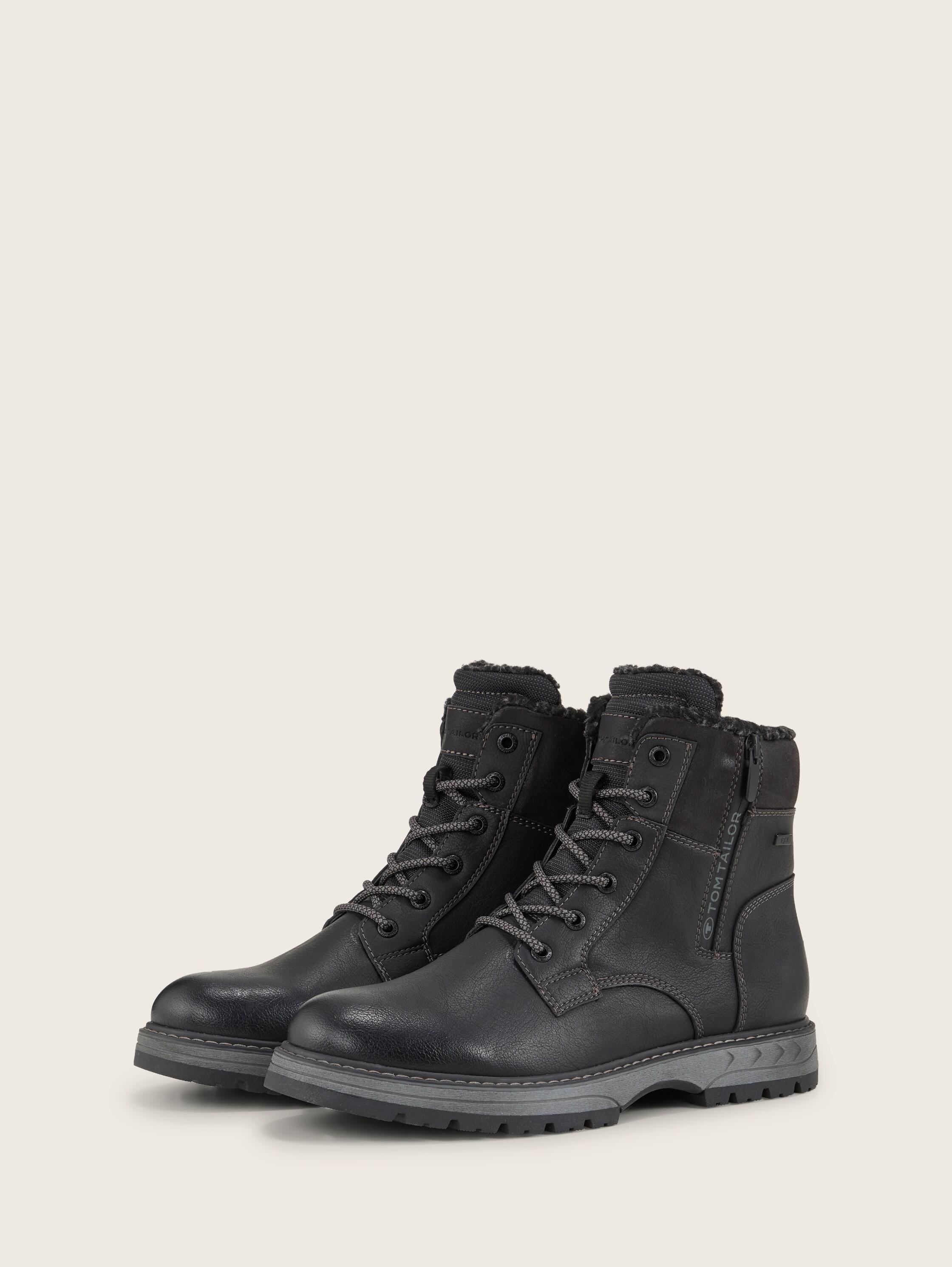Gevoerde laarzen - black_1 - 