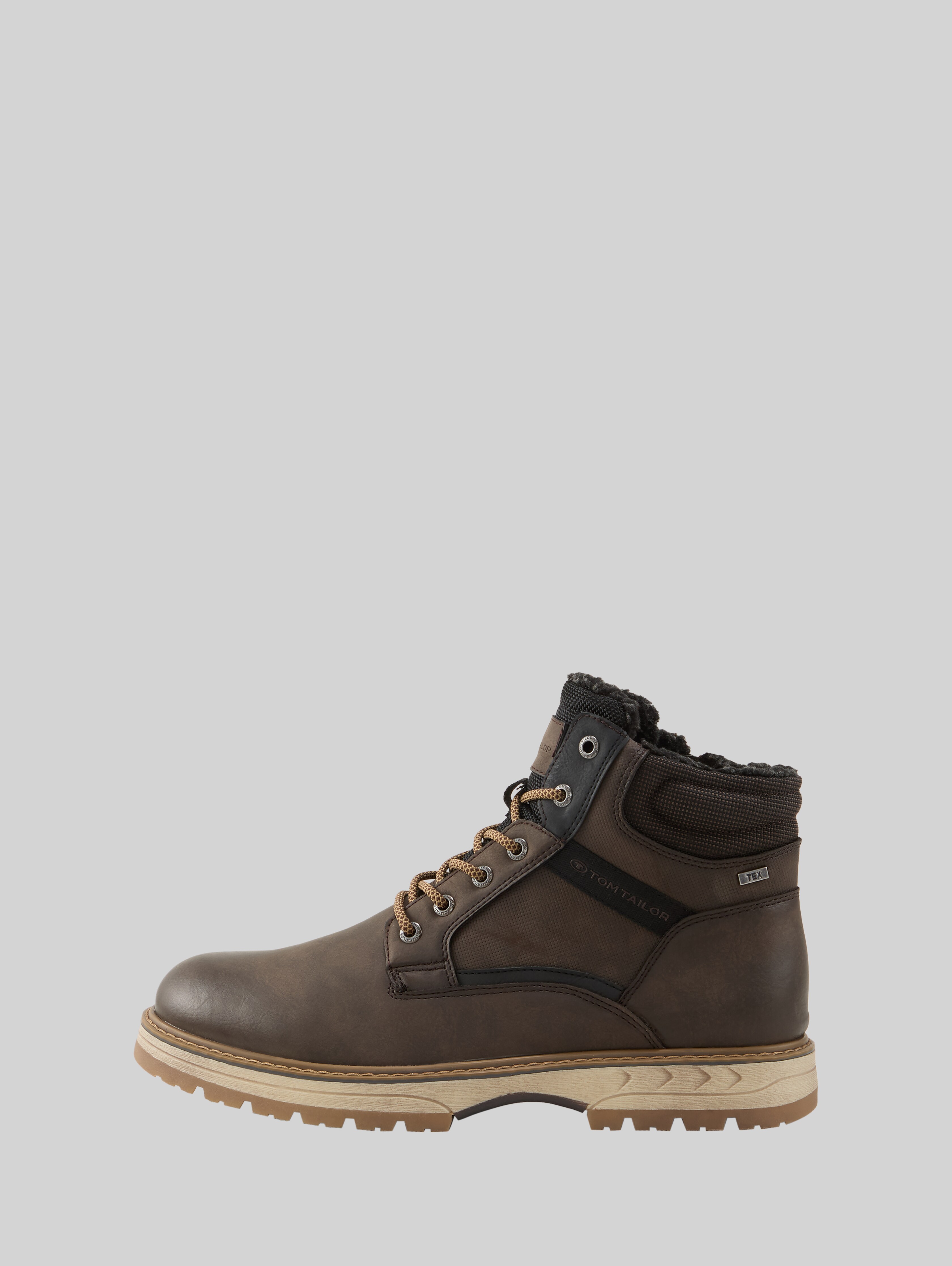 tom Lined boots in brown by Tom Tailor
