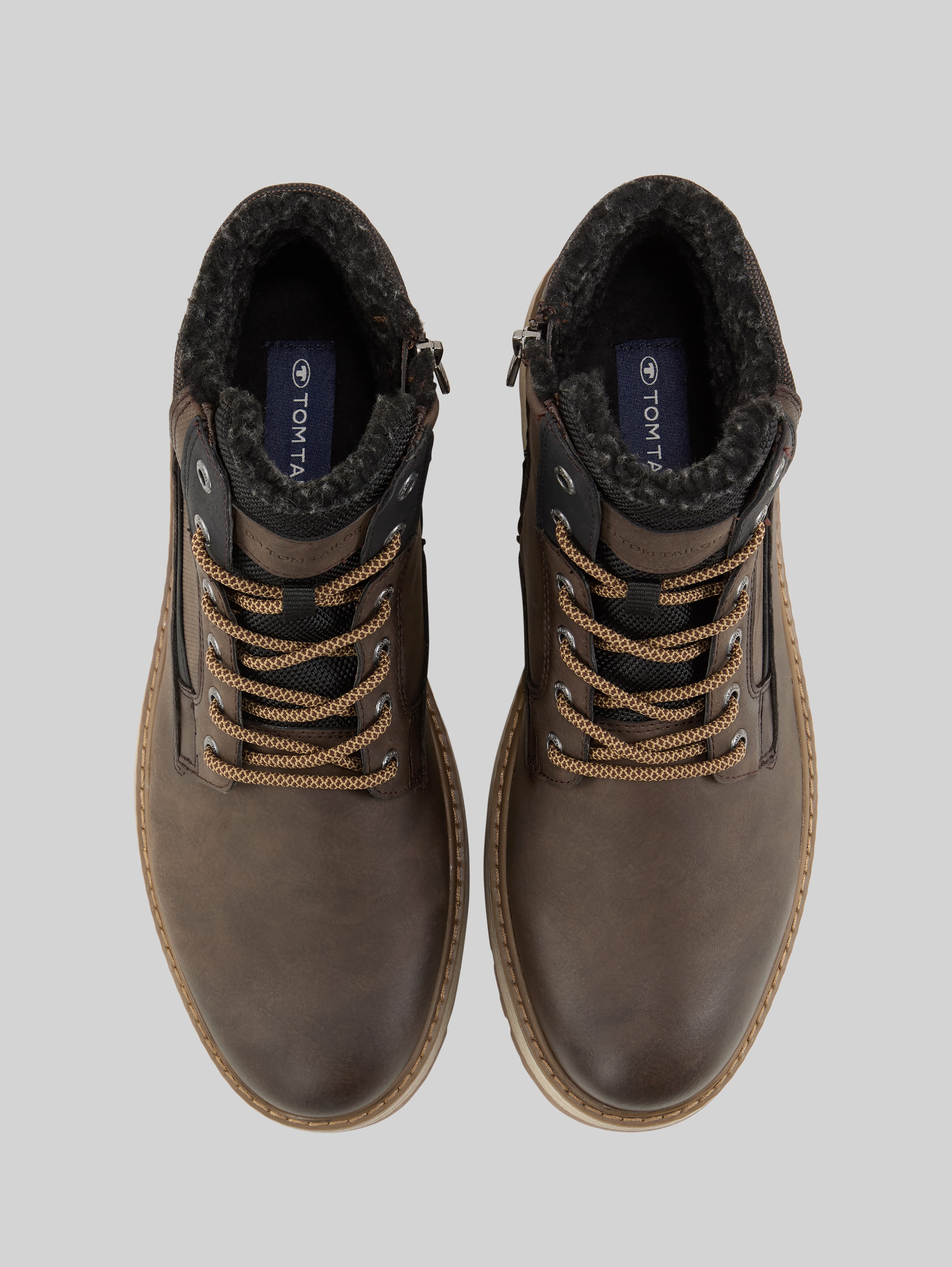 Lined boots in brown by Tom Tailor
