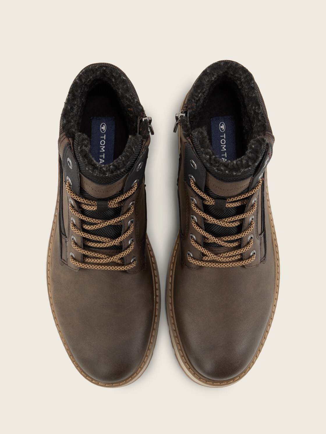 Gefütterte Stiefel - espresso - Produkt-Ansicht von oben 